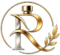 Reyanza Perfume logo – gold R monogram fragrance brand