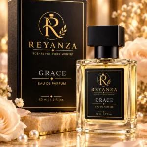 Reyanza Grace Eau de Parfum for women 50 ml with black and gold presentation box